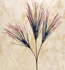 CLICK for close-up of Meadow Wisp silk flower stem (new window)