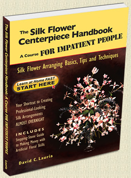 Silk flower arranging instruction BOOK